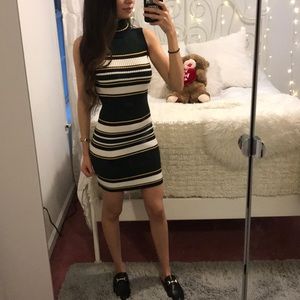 Cute striped dress for the Fall!